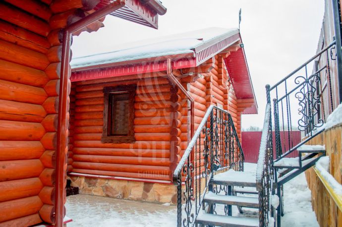 Баня зимой